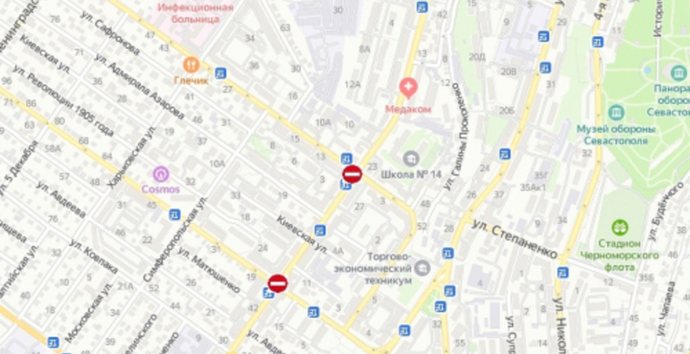 На улице Льва Толстого на трое суток ограничат движение транспорта – с 07:00 часов 26 ноября до 07:00 часов 29 ноября