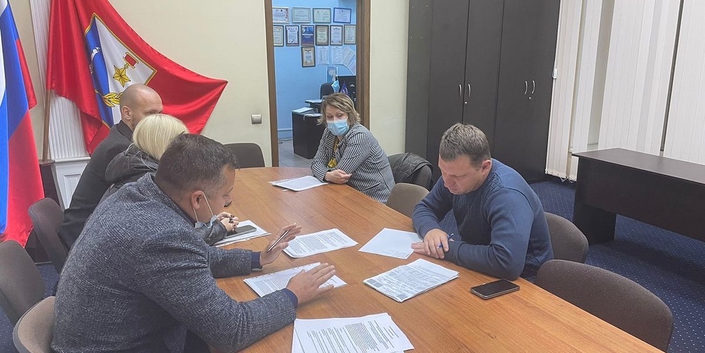  Глава Ленинского района Мишин М.А. провёл рабочую встречу с представителями Управляющий компаний
