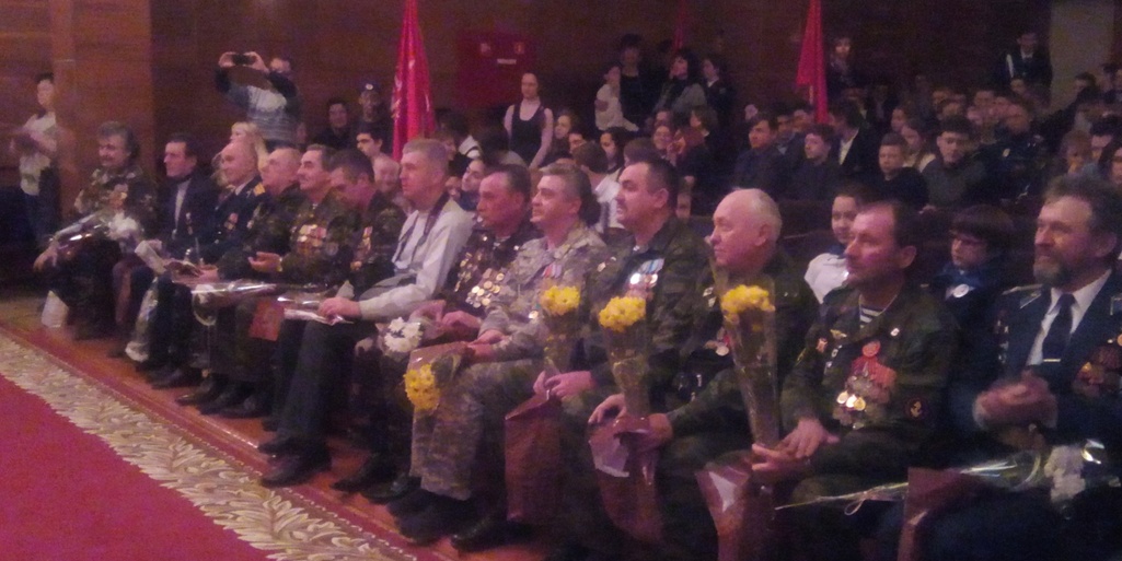 Состоялась торжественная встреча учащейся молодежи с воинами-интернационалистами