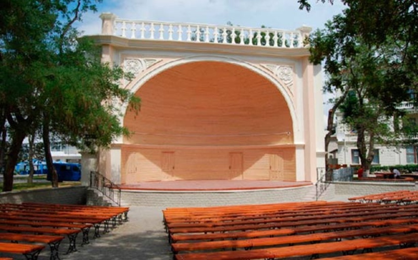 Восстановление летней эстрады «Ракушка» на Приморском бульваре г. Севастополя