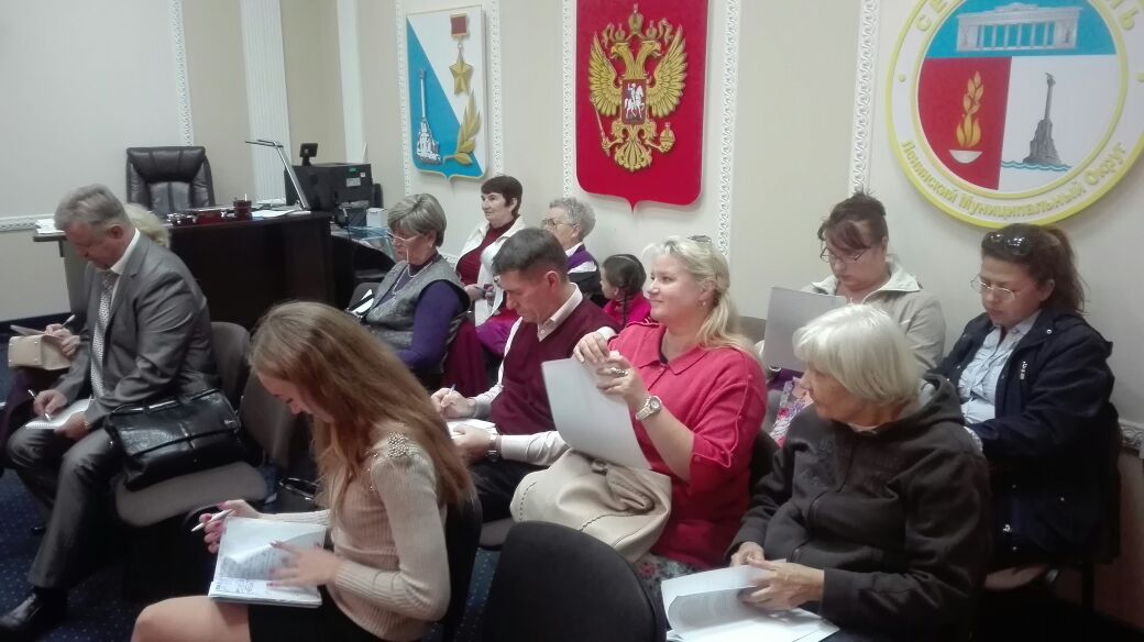 Встреча с жителями Ленинского района, посвященная объявленному городскому конкурсу 