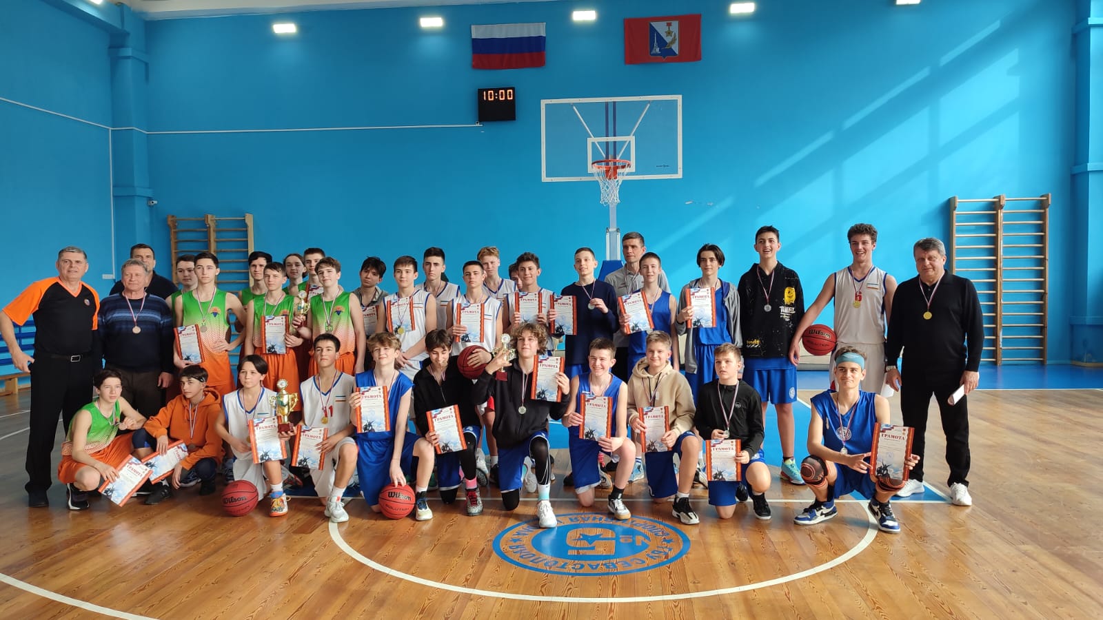 Соревнования Ленинского муниципального округа по баскетболу «Русская весна»