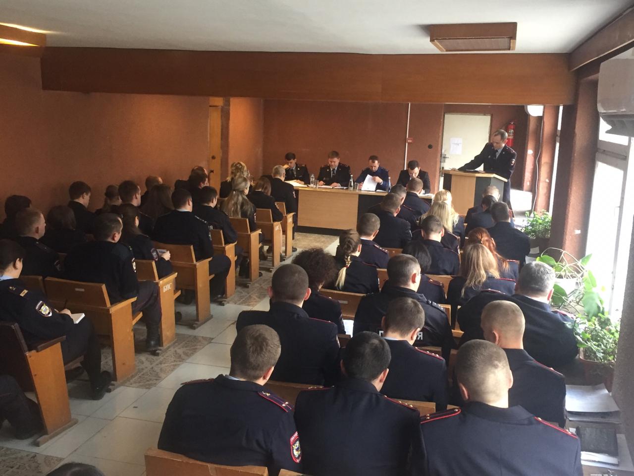 Состоялось расширенное оперативное совещание по итогам 2018 года отдела МВД России по Ленинскому району города Севастополя. 