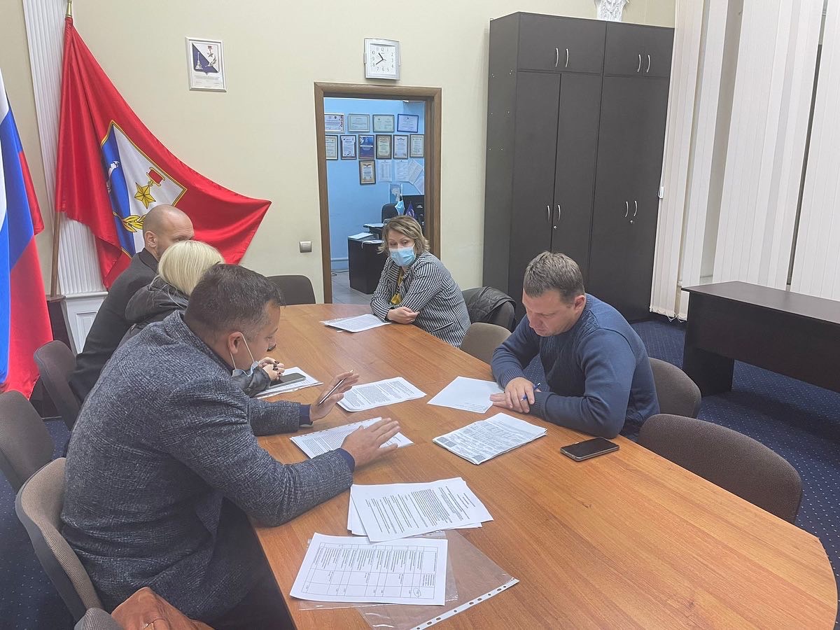  Глава Ленинского района Мишин М.А. провёл рабочую встречу с представителями Управляющий компаний