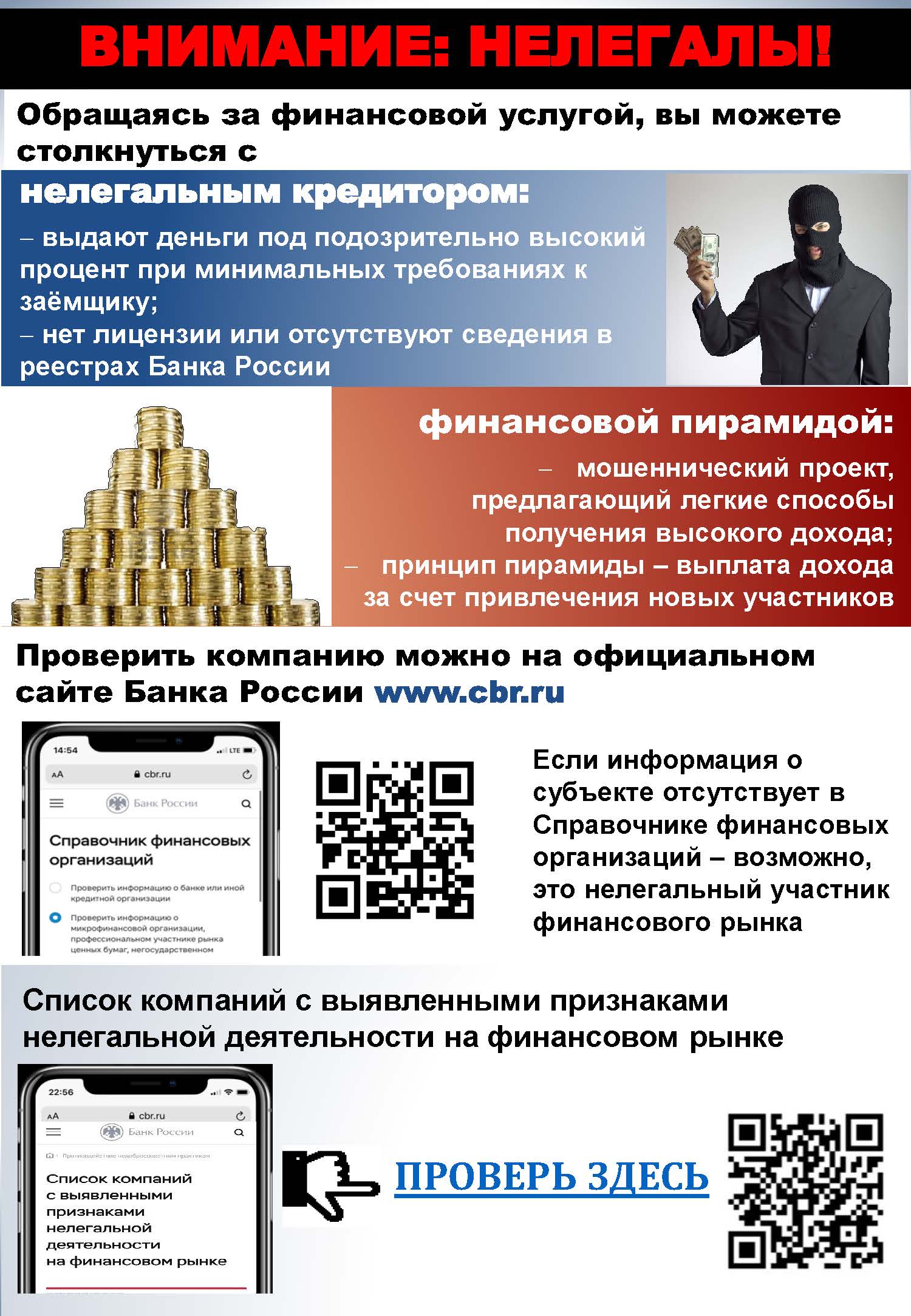 Южное главное управление Центрального банка Российской Федерации информирует!